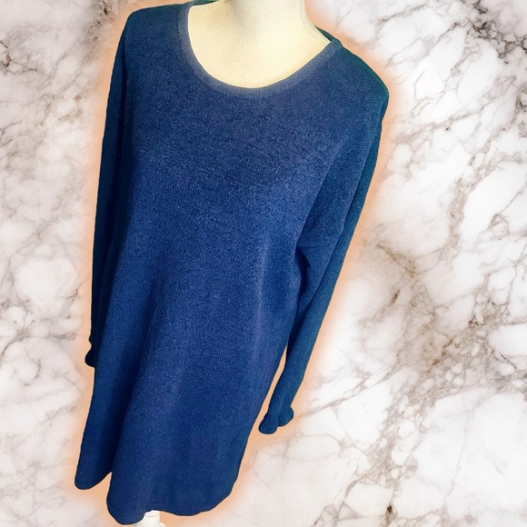 Lilly Pulitzer ‘Galen’ Chenille Ruffle Cuff Sweater Dress in “True Navy” Size XL - Picture 15 of 15